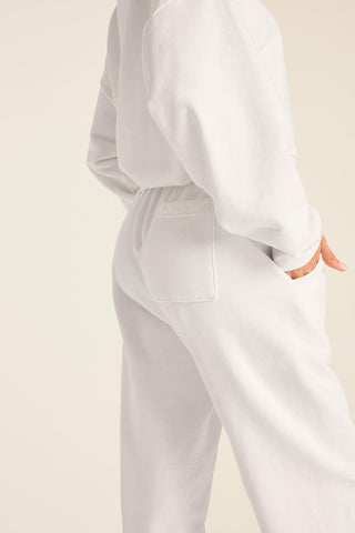 Dawn Classic Sweatpant - White French Terry