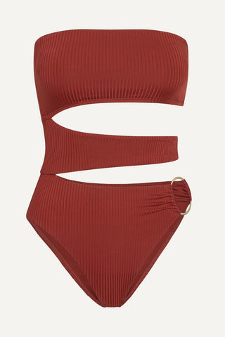 Lolita One Piece - Deep Madder EcoRib
