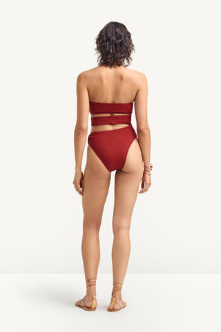 Lolita One Piece - Deep Madder EcoRib
