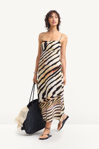 Arden Dress - Shell Stripe Linen