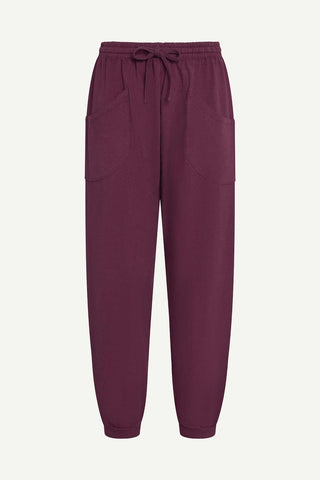 Coast Jogger Pant - Crushed Berry Cotton Jersey