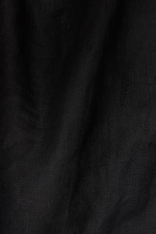 Tallows Linen Wide Leg Pant - Black EcoLinen