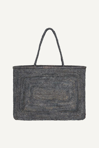 Amani Tote - Blue Raffia