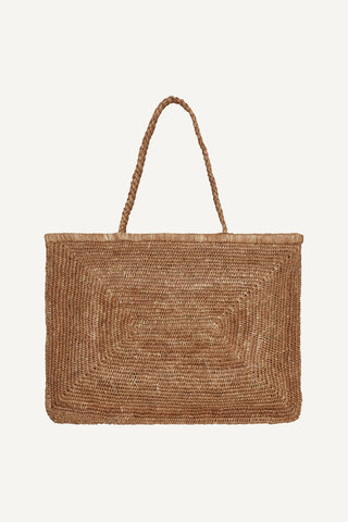 Amani Tote - Caramel Raffia