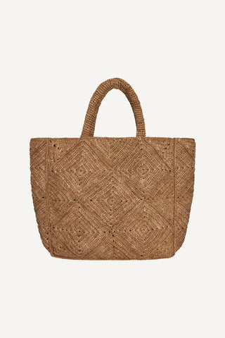 Cala Tote - Caramel Raffia