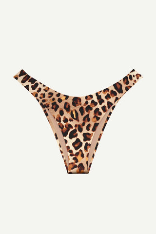 California High Leg Bottom - Lux Leopard EcoLux BT